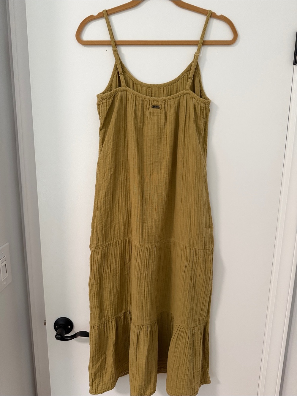 Pact Organic Cotton Gauze Tiered Midi Dress - Picture 10 of 13